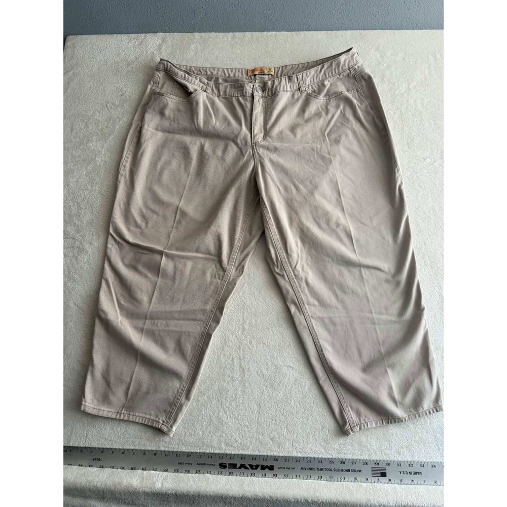 Just My Size JMS Stretch‎ Classic Denim Brownstone Pants 26W Short JM3959S